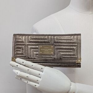 Gianni Versace Couture Mini Geometric Leather Wallet Purse Without Shoulderchain